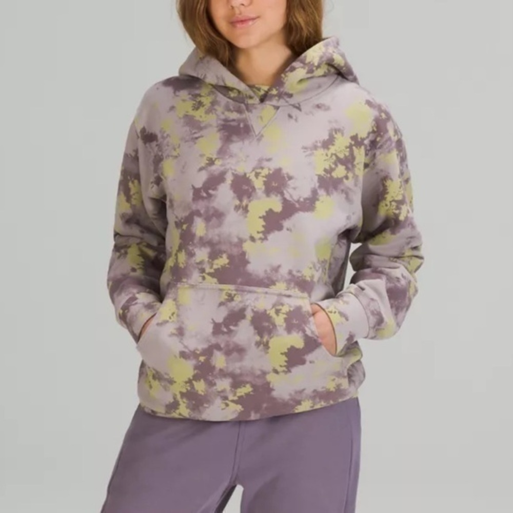 Lululemon Athletica All Yours Fleece Hoodie Top Size 12